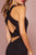 Elizabeth K - GL2706 Jersey Cross Halter Mermaid Dress With Cutouts In Black