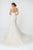 Elizabeth K - GL2819 Lace Sweetheart Mermaid Gown With Train In White and Neutral