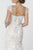 Elizabeth K - GL2822 Jewel Embroidered Sweetheart Trumpet Gown In White and Neutral