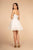 Elizabeth K - GS1611 Strapless Jeweled Lace A-Line Dress In White