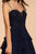 Elizabeth K - GS1616 Embroidered Sweetheart Tiered A-line Dress in Blue