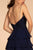 Elizabeth K - GS1616 Embroidered Sweetheart Tiered A-line Dress in Blue