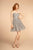 Elizabeth K - GS1627 Strapless Glitter A-Line Cocktail Dress In Silver