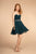 Elizabeth K - GS1637 Ruched Sweetheart A-Line Cocktail Dress In Green