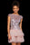 Sherri Hill - 53170 Beaded Tiered Bateau Short Dress In Pink