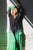 RAGA - Rhythm and Blues Caftan in Black and Green
