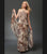 Daymor Couture - 34512 Beaded Neck Layered Dress in Brown