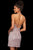 Sherri Hill - 52992 Beaded Halter Short Cocktail Dress In Pink