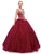 Dancing Queen - 1168 Sequined Semi-sweetheart Long Gown