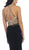 Beaded Halter Neckline Illusion Jersey Prom Dress