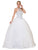 Dancing Queen Bridal - 1169 Sophisticated Halter Illusion Long Gown