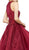 Bejeweled Lace Bodice High-Low Tulle Gown