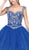 Dancing Queen - 1313 Crystal Embellished Quinceanera Gown In Blue
