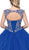 Dancing Queen - 1313 Crystal Embellished Quinceanera Gown In Blue
