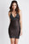 Becky Sequin Painted Black