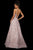 Sherri Hill - 53250 Beaded Lace Appliqued V-Neck Dress In Pink and Gold