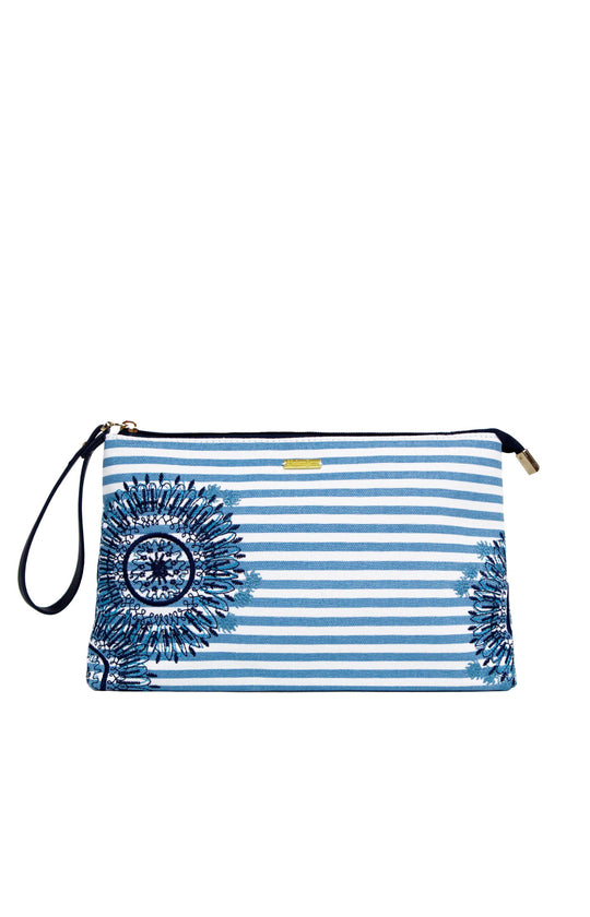 EMBROIDERED BIKINI BAG
