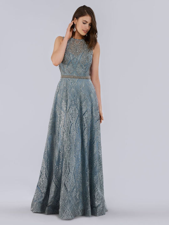 Lara Dresses - 29750 Embellished Jewel Neck A-line Gown