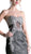 Cinderella Divine - C80301 Beaded Lace Sweetheart Trumpet Dress In Black and Gold