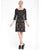 Sue Wong - Embroidered Bateau Neck Column Dress N5344 in Black