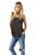 Merritt Charles -  Blain Tank | Charcoal | Eggplant