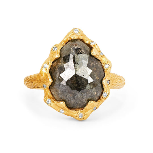 Logan Hollowell - NEW! Grey Diamond Queen Ring