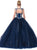 Dancing Queen - 1355 Embroidered Sweetheart Ballgown In Blue