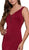 Bejeweled Illusion Inset Plunging V-Neck Evening Gown