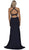 Halter V-neck Sheath Dress