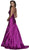 Sweetheart Bodice Ruffled Mikado Trumpet Evening Gown