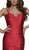 Sweetheart Bodice Ruffled Mikado Trumpet Evening Gown