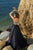 Blush - C1044 Sleeveless Crystal Illusion Back Ballgown In Blue