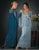 C1060- Three Piece Scallop Jacket Top Skirt Set