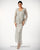 C1060- Three Piece Scallop Jacket Top Skirt Set