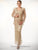 C1061 Beaded Three Piece Dress Set