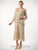 C1062- Two Piece Scallop Jacket Dress Set