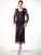 C1062- Two Piece Scallop Jacket Dress Set