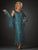 C1062- Two Piece Scallop Jacket Dress Set