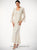 C1067 Handmade Silk Collar Jacket Skirt Three Piece Set