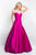 Blush - C1067 Strapless Asymmetrical Sculpted Mikado Ballgown In Pink