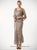 C1079 Three Piece Wave Crochet Lace Mother of Bride Dress