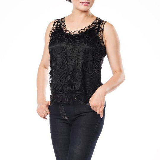 C1108 Handmade Lace Top