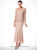 C12505 Crochet Jacket & Solid Dress Set