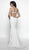 Blush by Alexia Designs - C2037 Embellished Lace Halter Mermaid Dress In White