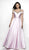 Blush by Alexia Designs - C2046 Crystal Embellished Ballgown In Pink