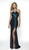 Blush by Alexia Designs - C2047 Beaded High Halter Dress In Green