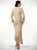 C2300 Asymmetrical Lace Tunic Skirt Set