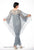 C30813 Shawl Coat Beaded Pants Set