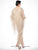 C30813 Shawl Coat Beaded Pants Set