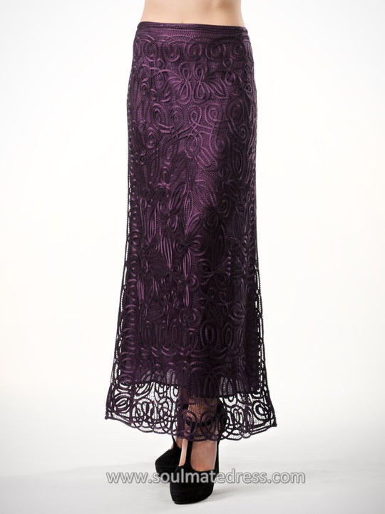 C462 Crochet Lace Skirt